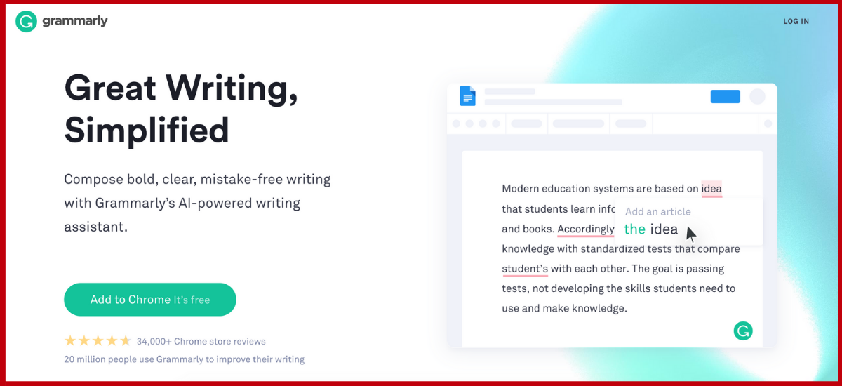 Grammarly Value Proposition
