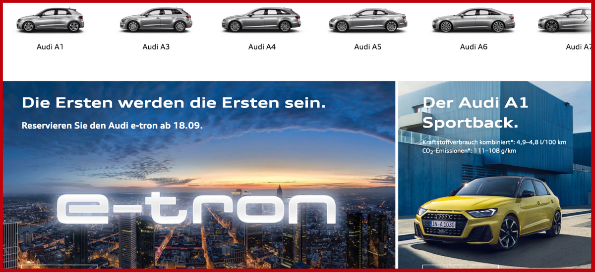 Audi Germany Direct Marketing Example
