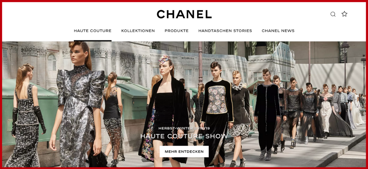 Chanel Direct Marketing Example