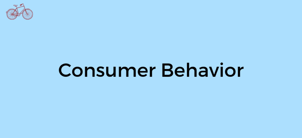 What is Consumer Behavior?