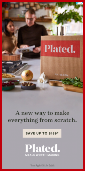 Plated Advertisement