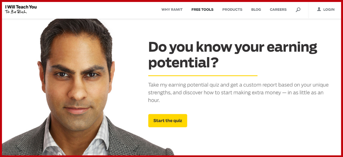 Ramit Sethi Direct Marketing Example