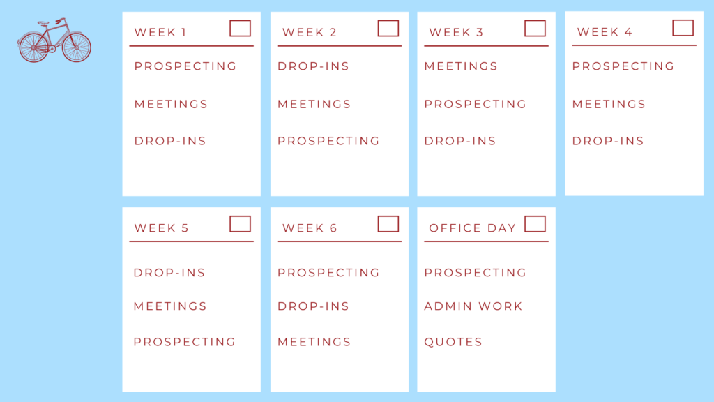 Prospecting Sales Calendar